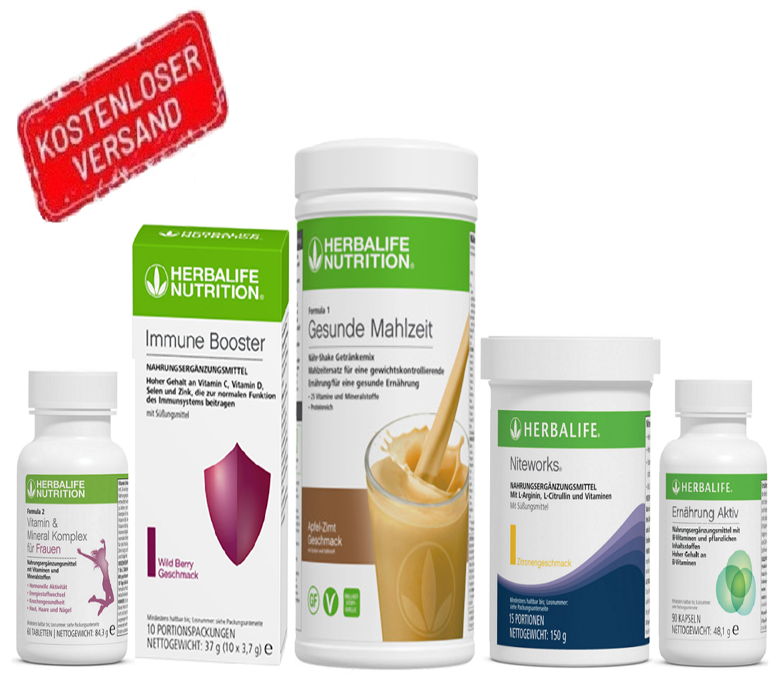 Herbalife Immunsystem Programm (Formula 1, Formula2, Im. Booster, Er. Aktiv, Niteworks)